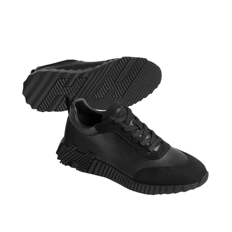 Hermès Trail Leather Sneakers All Black
