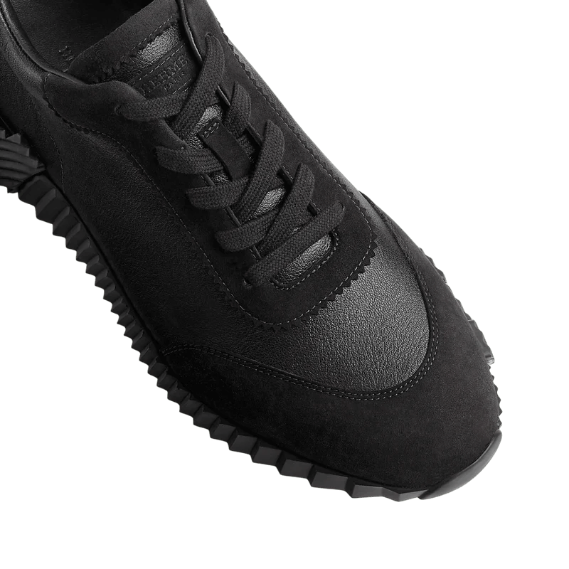 Hermès Trail Leather Sneakers All Black