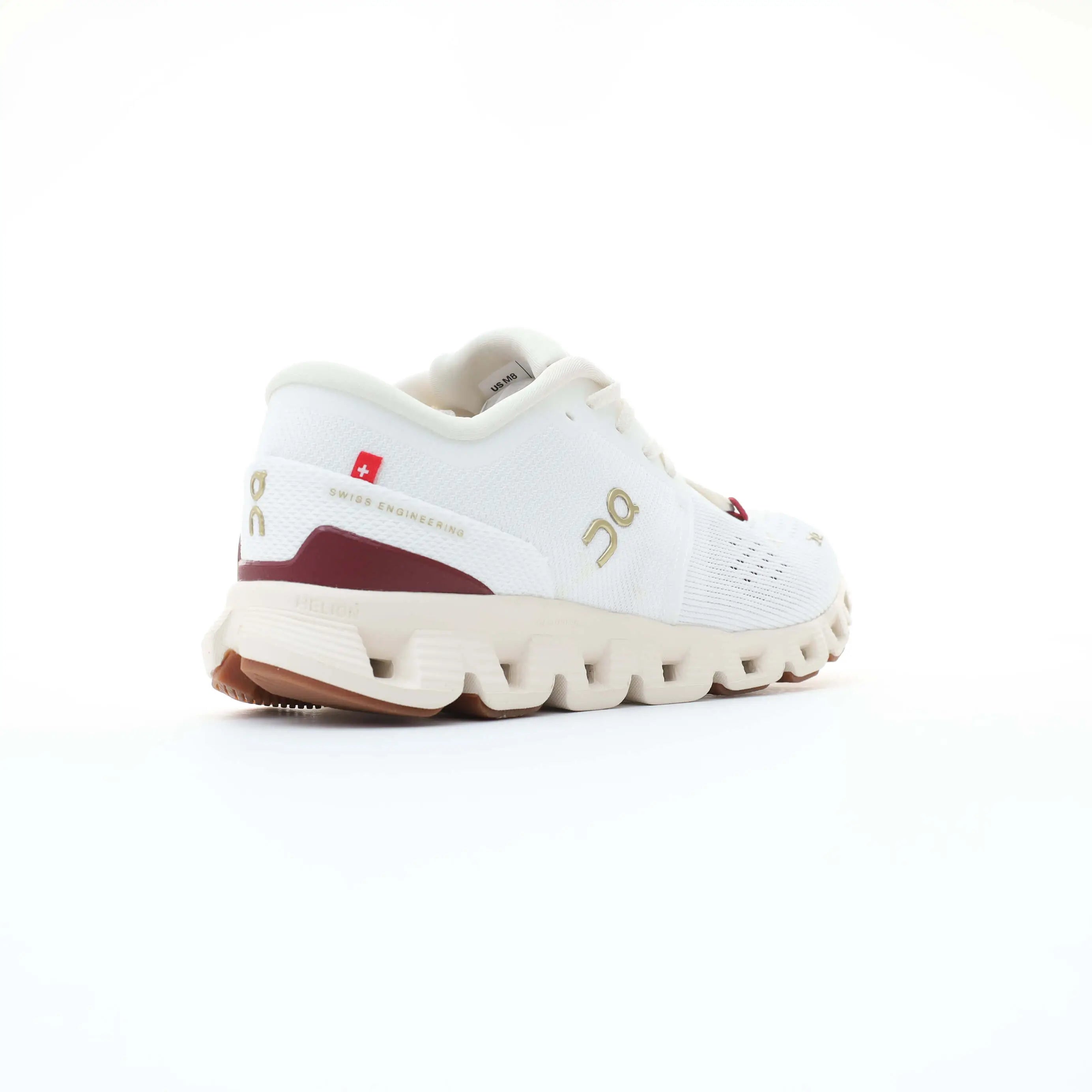 On Cloud X 4 white red sneaker