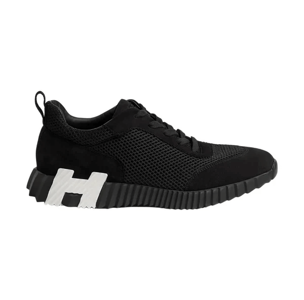 Hermès Trail Knit Sneakers Black White H